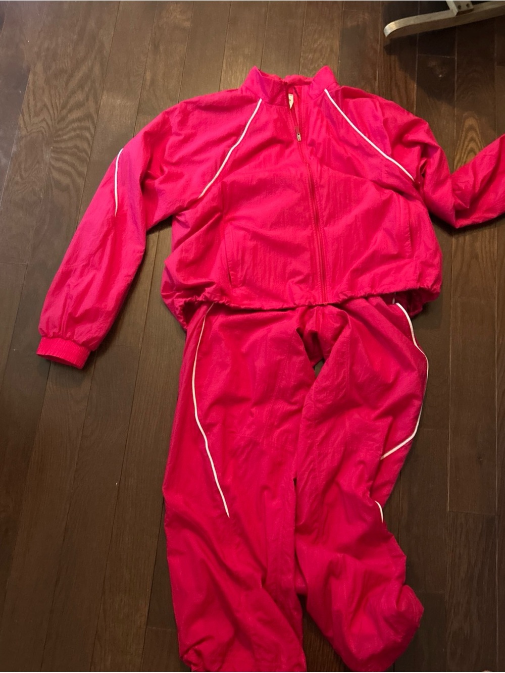 lululemon athletica Bright Hot Pink Bomber Track Jacket & Pants